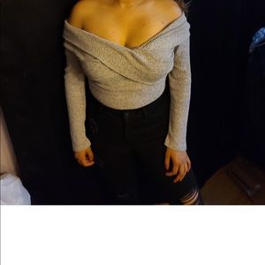 Crop sweater